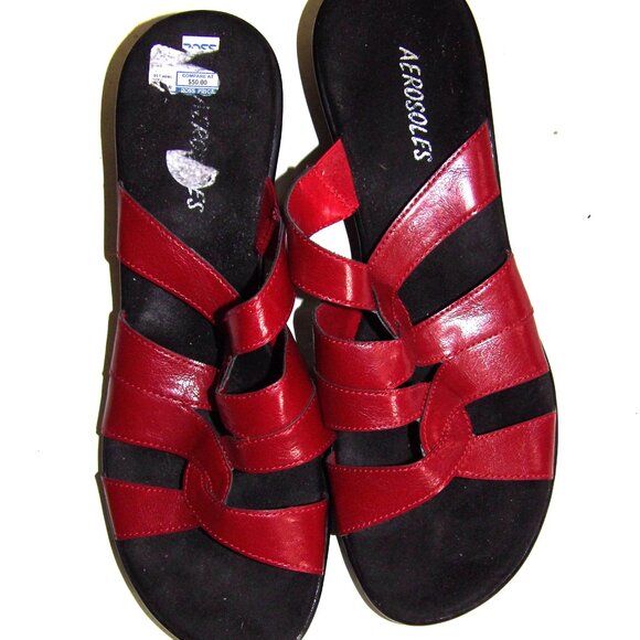 Aerosols Wedge Heel Sandals Women's Size 10 - Picture 1 of 7